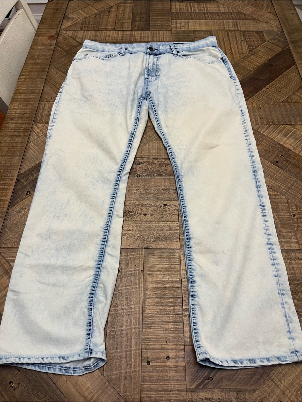 Buffalo David Bitton Ash-X Basic Skinny Stretch Jeans Light Acid Wash